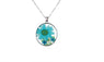Natural Real Blue Decorative Dried Flowers Pendant