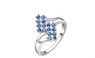 Silver Plated Wedding New Design Finger Ring For Women