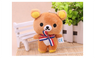 Lover Bear Plush Dolls Key Chain Bag Pendant Charm Toy Valentine's Day