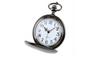 Classical Silver Polish Quartz Men Pocket Watch Necklace