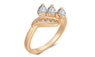 Horse Eye Shaped Zircon Crystal Ring For Women (6,7,9)