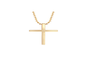 Gold Plated Jesus Cross Pendant Necklace for Men and women