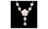 Silver Plated Flower Pendant Necklace For Women