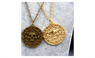 Pirates of the Caribbean Vintage Charm Alloy Aztec Coin Pendant Necklace