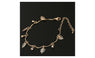 New Arrival Gold Plated Mix Infinity Love Leaf Charm Handmade Bracelet