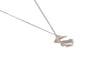 Three-dimensional model Black rabbit necklace chain of clavicle women