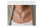 New Sliver Two Leaf Pendants Necklace Chain multi layer statement necklaces Woman