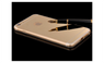 Clear Silicone Edge + Shinny Mirror Back Cover For Iphone 5 5S