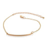 Bracelet Femme Curved Bar Gold Color Bracelets For Women