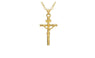 Unisex Jesus Cross Alloy Necklace