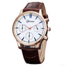 Men Analog Quartz Leather Band Wristwatch