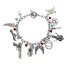 Supernatural Female Bracelet Inspired Charm Anchor Pattern Dean Sam Metal Rope Chain Bracelets For Women's Jewelry