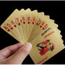 new Golden Plastic foil poker set Magic card
