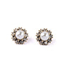 Simple Round Simulated Pearl Stud Earring