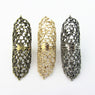 Vintage Hollow Out Full Finger Knuckle Ring for Women (2D2001)
