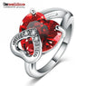 Heart Shaped CZ Stone Cocktail Ring