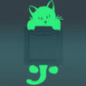 Cute PVC Home Cat Switch Wall Sticker