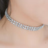 Two Row Chokers Necklaces For Women