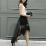 new Summer Women Solid Skirt size m