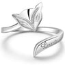 Fashion Punk Style Open Adjustable Silver Animal Fox Ring