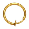 Clip on Nose Lip Ear Piercing Earrings For Women Men Round Trendy Fashion Sunward Earrings Jewelry