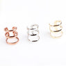 Trendy Charming Hollow U-Shaped Alloy Ear Clip for Women