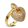 Heart shape Beautiful Cubic Stone Wedding Ring