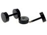 Unisex Black Stainless Steel Fake Cheater Stud Earrings