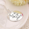 Learn From Yesterday,Live For Today, Hope For Tomorrow Pendant Necklace