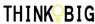 THINK BIG Removable Decorative Wall Sticker Decal