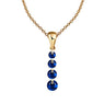 Crystal Long Water Drop Pendant Necklace