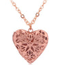 New Hollow Heart-shaped Photo Locket Necklace