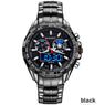 new men digital dual display LED quartz wrist watches