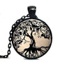 Glass Dome Pendant Round Plant Jewelry Silver Pendants Necklaces