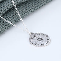 Vintage Find Your True North Pendant Necklace for Women