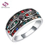 Retro Colorful Crystal Vintage Rings For Women