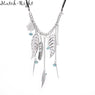 Vintage Bohemia Leaves Ethnic Statement Necklaces for Women