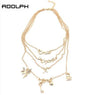Multi Layer Maxi Statement Pendant Necklace