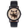 Cat Leather Quartz Wrist Watch