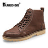 new Men Lace-Up leather Boots size 78