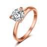 Fashion Arrows Crystal Engagement Ring