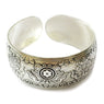 Women Bohemia Tibetan Silver Color Tribal Retro Cuff Bracelet