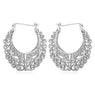 Round Basketball Wives Hoop Earrings for Women