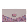 New Women Envelope Design 3 Folded Flowers Printed Wallet