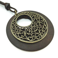 Fashion Handmade Wood Pendants Necklaces for Women - sparklingselections