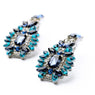 Statement Trendy Elegant Shiny Resin Stone Stud Earrings for Women