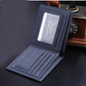 new men luxury brand PU Leather Wallet