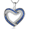 Silver Heart Pendant Necklace