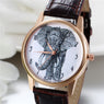 New Women Elephant Printed Luxury Watch