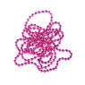 Rose Plated Ball Beads Chain Necklace for Women